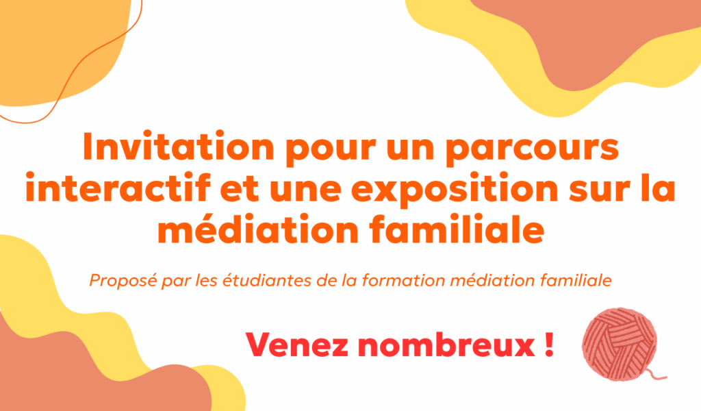 Invitation exposition sur la médiation familiale Inkipit